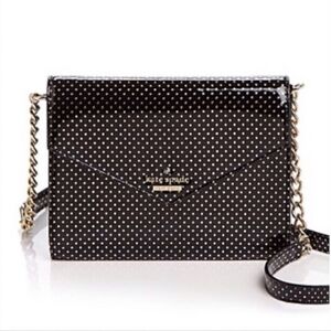 Kate Spade Lilac Street Dot Monday Crossbody  Leather Handbag Purse